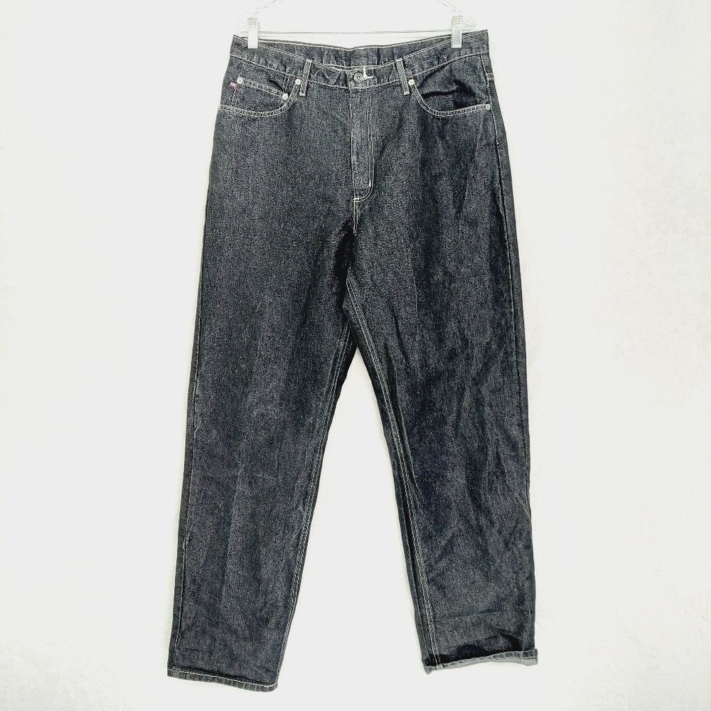 Ralph Lauren Black High Rise Straight Leg Jeans 2844